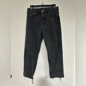 GAP Cheeky Straight Distressed Jeans